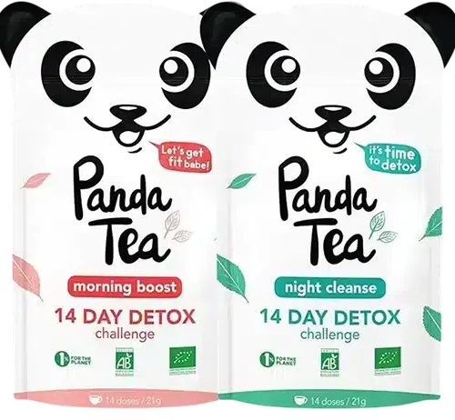 Panda Tea Thé et Infusion Detox Cure Minceur Bio - 28 Sachets