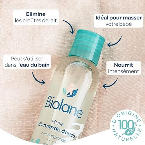 Biolane huile d'amande douce bébé soin naturel 100%