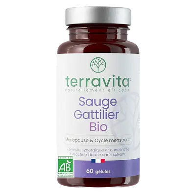 Sauge Gattilier Bio ménopause - complément naturel 60 gélules